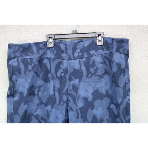 Soft Surroundings Blue Camo Pull-On Pants-Size 2X-Soft & Stretchy - Picture 2 of 8